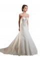 Avorio & Champagne Linea A Innamorato Pizzo Abiti da sposa Outlet