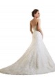 Avorio & Champagne Linea A Innamorato Pizzo Abiti da sposa Outlet