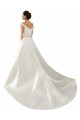 Avorio Linea A Raso Classico Abiti da sposa Outlet
