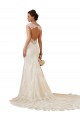 Avorio Stile sirena Innamorato Pizzo Abiti da sposa Outlet