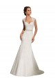 Bianco Stile sirena Innamorato Tulle Pizzo Abiti da sposa Outlet