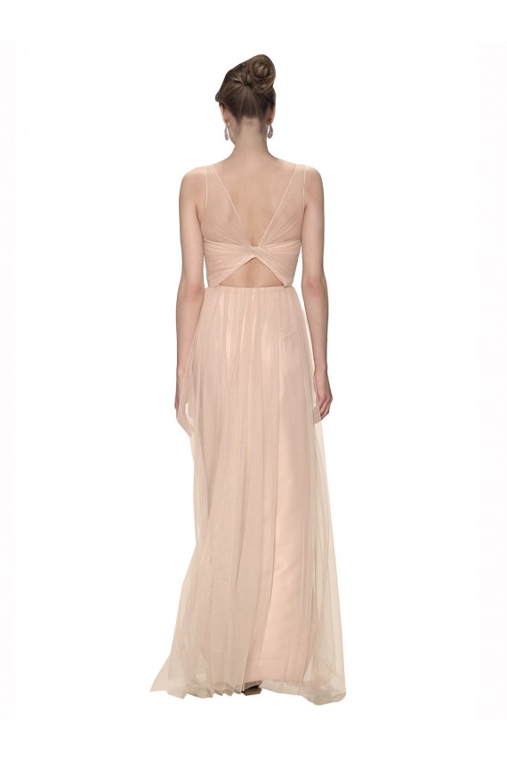 Blush 95 Tubino Illusione Innamorato Tulle Lunga Abiti da damigella donore Outlet