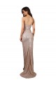 Champagne Stile sirena Scoop Paillettes Lunga Formali Abiti da damigella donore / Abiti da sera / Abiti da ballo Outlet