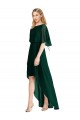 Evergreen Linea A Girocollo Chiffona Lunga Abiti da damigella donore Outlet