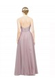 Light Lilac Linea A Innamorato Tulle Pizzo Lunga Abiti da damigella donore Outlet