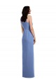 Windsor Blu Linea A Collo Gioiello Chiffona Lunga Abiti da damigella donore Outlet
