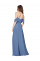 Windsor Blu Linea A Senza spalline Chiffona Lunga Abiti da damigella donore Outlet